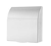 PERSELOSO Stainless Steel 86 Type Flip Cover Socket Panel with Splash Protection and Short Circuit Prevention, 1 Gang Wall Switch and Outlet Plug Protector for Bathroom and Home, Sleek