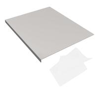 PERSELOSO Stainless Steel Dough Board and Chopping Cutting Board 30x40cm Non-Stick Kitchen Worktop Protector for Baking, Food Preparation, Vegetables and Meat