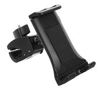 PERSELOSO Sturdy Phone Holder for Exercise Bike Bike Phone Holder Handlebar Simple Structure Not Easy to Fall Plastic Black for Treadmill