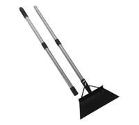 PERSELOSO Sturdy stainless steel scraper with extra long handle and wide blade for removing shells and barnacles on the ship's hull on the floating dock