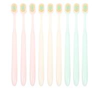 PERSELOSO Toothbrushes 9pcs with Wide and Thin Brush Manual Toothbrushes Soft Bristles Gently Clean and Protect Gums, Comfortable Cleaning for Adults for Daily Use