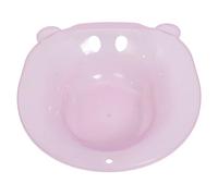 PERSELOSO Transparent Plastic Sitz Bath Basin for Women and Pregnant Mothers Thickened Non-Slip Postpartum Soaking Tub for Home Use Practical Hygiene Care for After Birth and Elderly