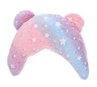 PERSELOSO U-shaped Indoor Cat Pillow Small Dog Neck Cushion Medium Size Soft Sleeping Pillow Glow-in-the-dark Stars Indoor Cats Dogs