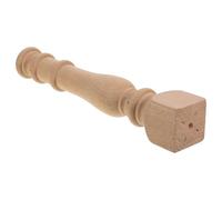 PERSELOSO Unfinished Compartments Storage Multiple Railings Decorative Column Wooden Cabinet Craft with Roman for Safety, Elegant Design Wine for Home