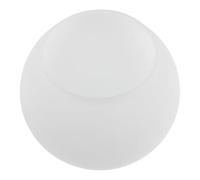 PERSELOSO White Glass Globe Ceiling Lamp Shade Dual Openings, Frosted Round Replacement Glass Pendant Light Cover, Suitable for E14/e27 Bulbs, 12cm Diameter, Indoor Use for Table and Bedside