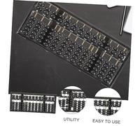 PERSELOSO Wooden Abacus for Adults Row Bead Traditional Arithmetic Counting Wood and Metal Frame Educational Tool for Mental Math Training and Brain Development