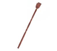 PERSELOSO Wooden Back Scratcher with Rounded Grasping Teeth Imitating Human Hand Design Portable Tickling Tool for Adults for Travel and Relaxation