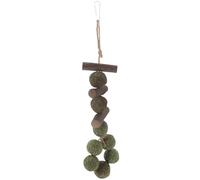 PERSELOSO Wooden Bunny and Hamster Chew for Pets Practical and Sturdy Plaything with Unique Shapes Suitable for Pet's Home Teeth Grinding and Chewing