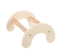 PERSELOSO Wooden Parrot Perch Stand for Chickens and Parakeets Multi-functional Bird Cage Accessory Comfortable Resting and Playing Spot for Hens and Roosters Easy to Install Pet Chicken