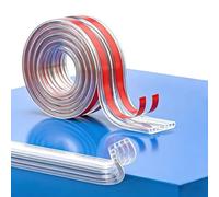 PERSENTU 1M Edge Protector, Baby Proofing Corners Airbag Clear Guards, Pre-Tape Adhesive Soft for Kids Safety, Child Table Cabinets Furniture Bumper.