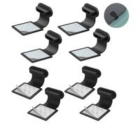 PERSENTU 4 PCS Type C Port Dust Plugs 4 PCS iPhone Port Dust Plugs,Phone Anti Dust Charging Port Plug Silicone Dust Protectors with Removable Adhesive Compatible with Laptop Smartphones(8pcs, Black)