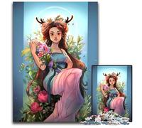 Persephone Maiden Puzzles for 1000 Piece Paper Puzzles for Teenager Families Perfect DIY Decor BrainTeasing Challenge 1000 PCS(38x26cm)
