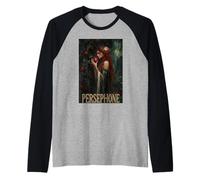 Persephone Pomegranate Queen of The Underworld Goddess Raglan Baseball Tee