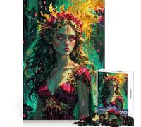Persephone︰ Queen of Dual Realms 1000 Pieces Jigsaw Puzzles for Teenagers Improve Memory Mental Relax Sharp Edge Creative Gift (50x75cm)