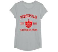 Persepolis Iran Tehran T-Shirt, Girls, Heather Grey, Medium