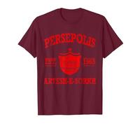 Persepolis Iran Tehran T-Shirt, Men, Burgundy, XX-Large