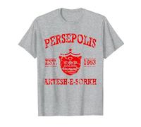 Persepolis Iran Tehran T-Shirt, Men, Heather Grey, 4X-Large