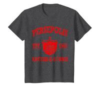 Persepolis Iran Tehran T-Shirt, Youth, Dark Heather Grey, Small