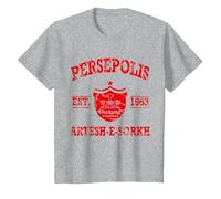 Persepolis Iran Tehran T-Shirt, Youth, Heather Grey, 2T