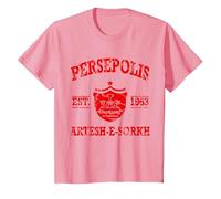 Persepolis Iran Tehran T-Shirt, Youth, Pink, 2T