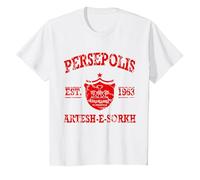 Persepolis Iran Tehran T-Shirt, Youth, White, 2T
