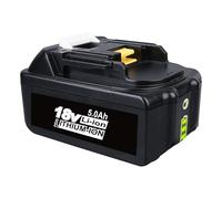 PERSEVER 18 V 5000 mAh BL1860B Lithium Battery, Compatible with Makita 18 V Batteries BL1860 BL1850B BL1850 BL1840 BL1840B BL1830B BL1830 BL1815 BL1815B LXT400 Battery-Powered Tools