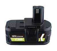 PERSEVER 18V 5.5Ah P108 Lithium Ion Battery with LED Indicator replacement for Ryobi 18V Battery P108 RB18L50 RB18L40 RB18L25 RB18L20 RB18L15 RB18L13 P102 P103 P104 P105 P106 P107, Ryobi Power Tools