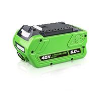 PERSEVER 40 V 6.0 Ah 29462 Li-ion replacement for Greenworks Compatible with Greenworks battery 40 V. Cordless power tools 29462 29252 20202 22262 25312 25322 20642