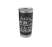 Perseverance Quote Inspirational Message for Strength Stainless Steel Insulated Tumbler