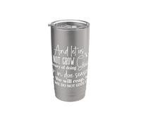 Perseverance Quote Inspirational Message for Strength Stainless Steel Insulated Tumbler