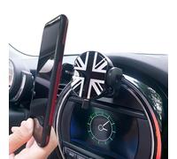 Persevere Car Phone Holder for Mini Cooper F54, F55, F56, F57, F60 with Wireless Auto-Open/Close Charging, 360° Rotatable Portable Only for Circular Display Screen for 4-6.9'' Smartphones