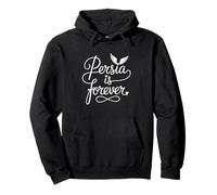 Persia Is Forever - Persian Patriotic Heart Line Art Pullover Hoodie
