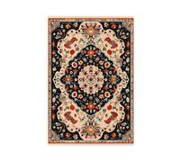 Persian Carpet Art Print, Intricate Floral And Geometric Patterns Canvas Poster Wall Art Decor Print Picture Paintings for Living Room Bedroom Decoration 12"L X 18"W