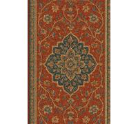 Persian Carpet Notebook: Lined 6x9 Inch Notebook with Traditional Oriental Rug Design - 100 Pages