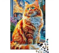 Persian Cat 1000 Piece Jigsaw Puzzle with Whimsical Design - A Charming Challenge for Adults And Kids Age 14 Years Up52x38cm/1000pcs