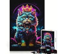 Persian Cat Abstract 1000 Pieces Jigsaws Adults Puzzles Gifts Logic Ability Toy Slow Enjoy Accurate Cut Stylish Gift (50x75cm)