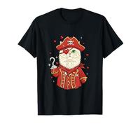 Persian Cat As Pirate Valentine's Day Matching Owner Kids T-Shirt