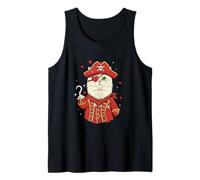 Persian Cat As Pirate Valentine's Day Matching Owner Kids Tank Top