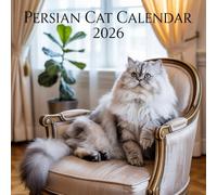 Persian Cat Calendar 2026: 12 Months of Cats from Jan 2026 to Dec 2026