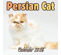 Persian Cat Calendar 2026: 12 Months Organizer For Home & Office From January to December