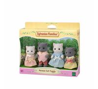 Persian Cat Family dollhouse playset 5455