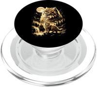 Persian Cat Howling At The Moon Meme PopSockets PopGrip for MagSafe