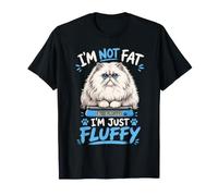 Persian Cat I'm NOT Fat I'm JUST Fluffy Funny T-Shirt