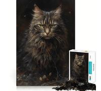 Persian Cat Imaginary 1000 Piece Jigsaw Puzzles for Adults Jigsaw Think Toy Home Enjoy Fine Cut Santa Wish Gift (38x52cm)