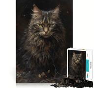 Persian Cat Imaginary Teenager Jigsaw Puzzles 1000 Pieces Mind Puzzle Casual Relax Image Assembly Heartfelt Gift (50x75cm)
