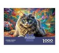 Persian Cat Jigsaw Puzzles 1000 Pieces. Whimsical Challenge Toy for Adults Kids 70x50cm/1000pcs