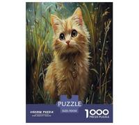 Persian Cat Jigsaw Puzzles Puzzles for Adults Kids. 1000 Piece Impossible Challenge Toy Educational Game Home Decoration for Adults& Kids Age 14 Years Up 70x50cm/1000pcs