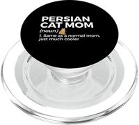 Persian Cat Mom Definition Funny Persian Cat Owner PopSockets PopGrip for MagSafe
