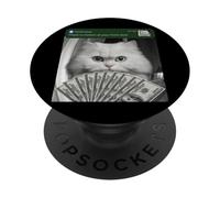 Persian Cat There Is Motion At Your Front Door Silly PopSockets Adhesive PopGrip