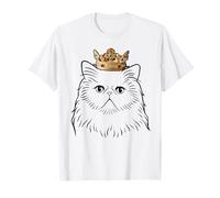 Persian Cat Wearing Crown T-Shirt